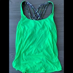 Lululemon Bright Green Sports Top